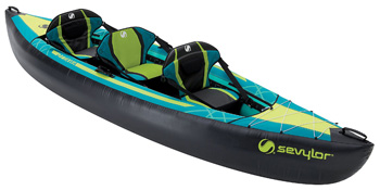 Sevylor Ottawa 3 or 2 seater convertible inflatable canoe