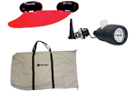 The accessories included with the Sevylor Hudson kayak