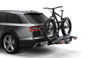 Fat bike loaded on the Thule EasyFold XT 2