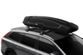 Thule Force XT Roof Boxe secured to roof of car