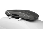 The Thule Motion 3 Roof Box shown with the Titan Glossy finish