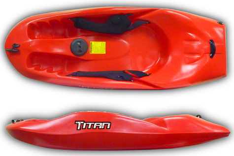 the titan mix sit on top freestyle playboat kayak