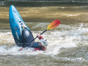vertical tailie/ squirt in the titan nymph white water kayak