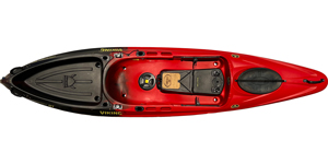 The Profish GT from Viking Kayaks, shown in the Red/Black colour