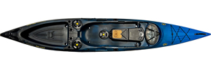 The Profish Reload from Viking Kayaks, shown in the Blue/Black colour
