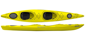 Cyber Yellow wavesport horizon two person kayak