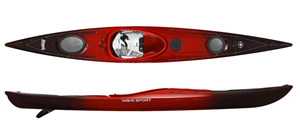 Cherry Bomb colour wavesport hydra kayak