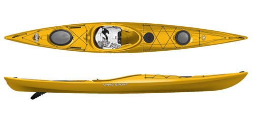 Wave Sport Hydra Touring and Sea Kayak in Cyber Yellow