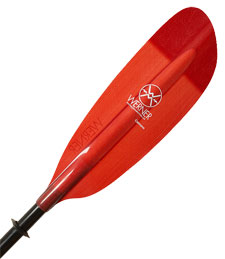advanced werner camano fibre glass blade paddle for sea kayaking
