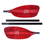 werner powerhouse split four part split fibre kayak paddle