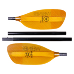 werner sherpa white water 4 piece split kayak paddle