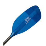 werner sidekick in blue with fibre glass paddle