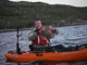 nice spotted ray caught on the wilderness systems tarpon 100 - southampton canoes