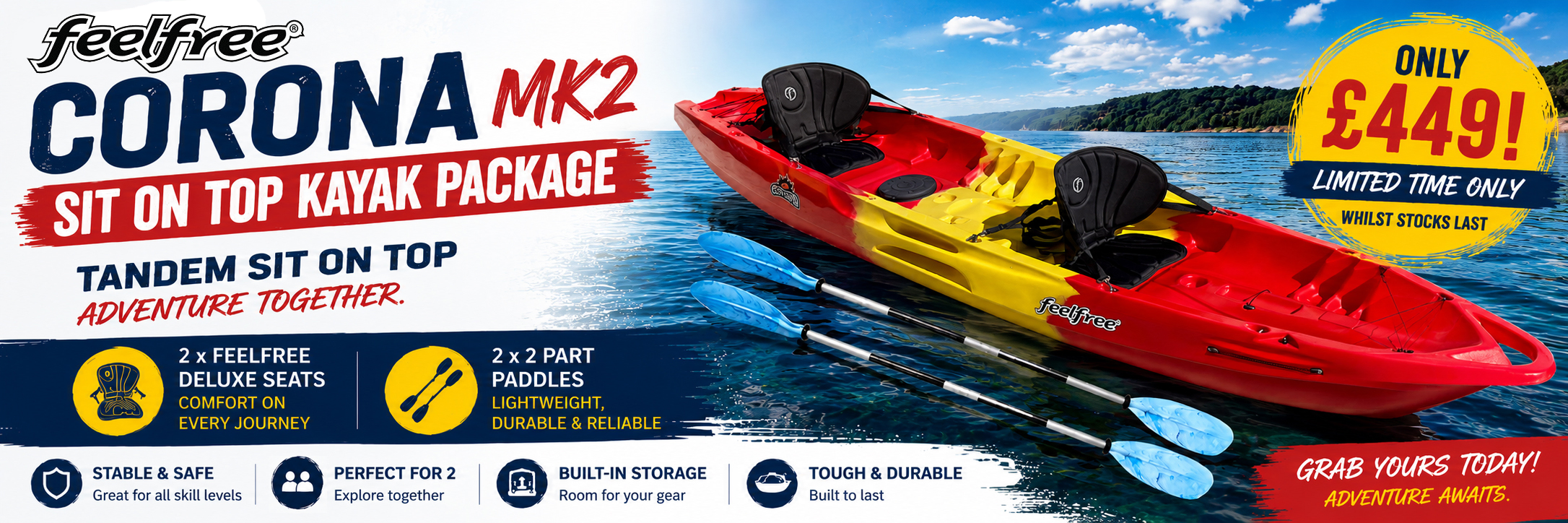 Feelfree Corona Kayak Limited Time Offer