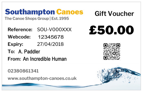 Kayak gift voucher