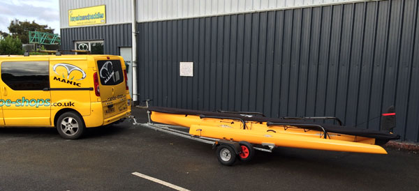 Hobie Kayak trailers for sale in the UK from Southampton Canoes