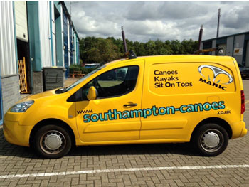 Southampton Canoes van