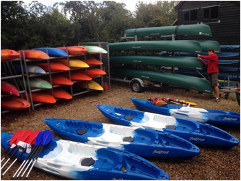 Southampton Canoes trade customers