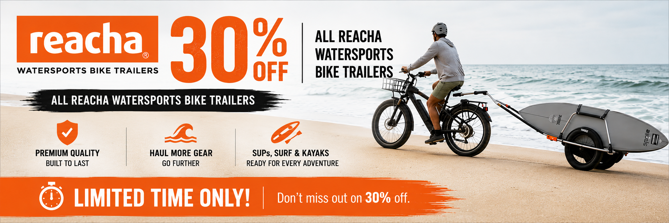 Savings on all Reacha Bike Trailers