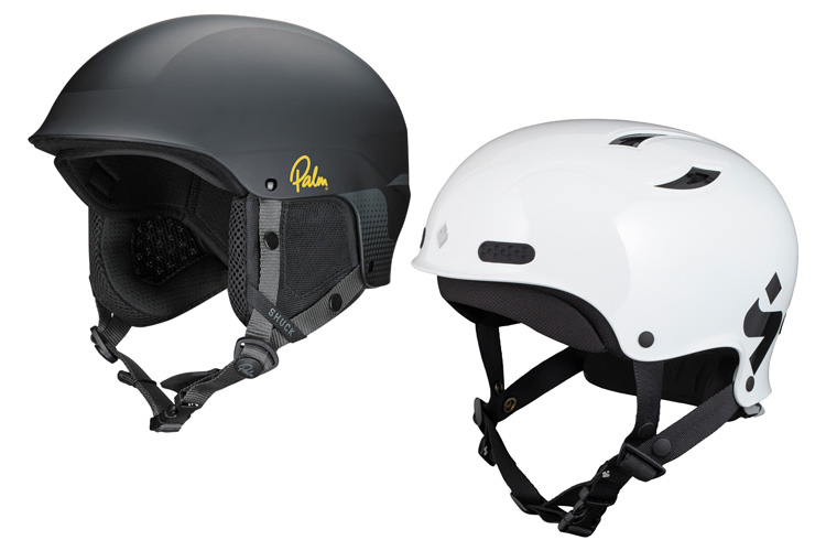 Helmets for white water kayaking
