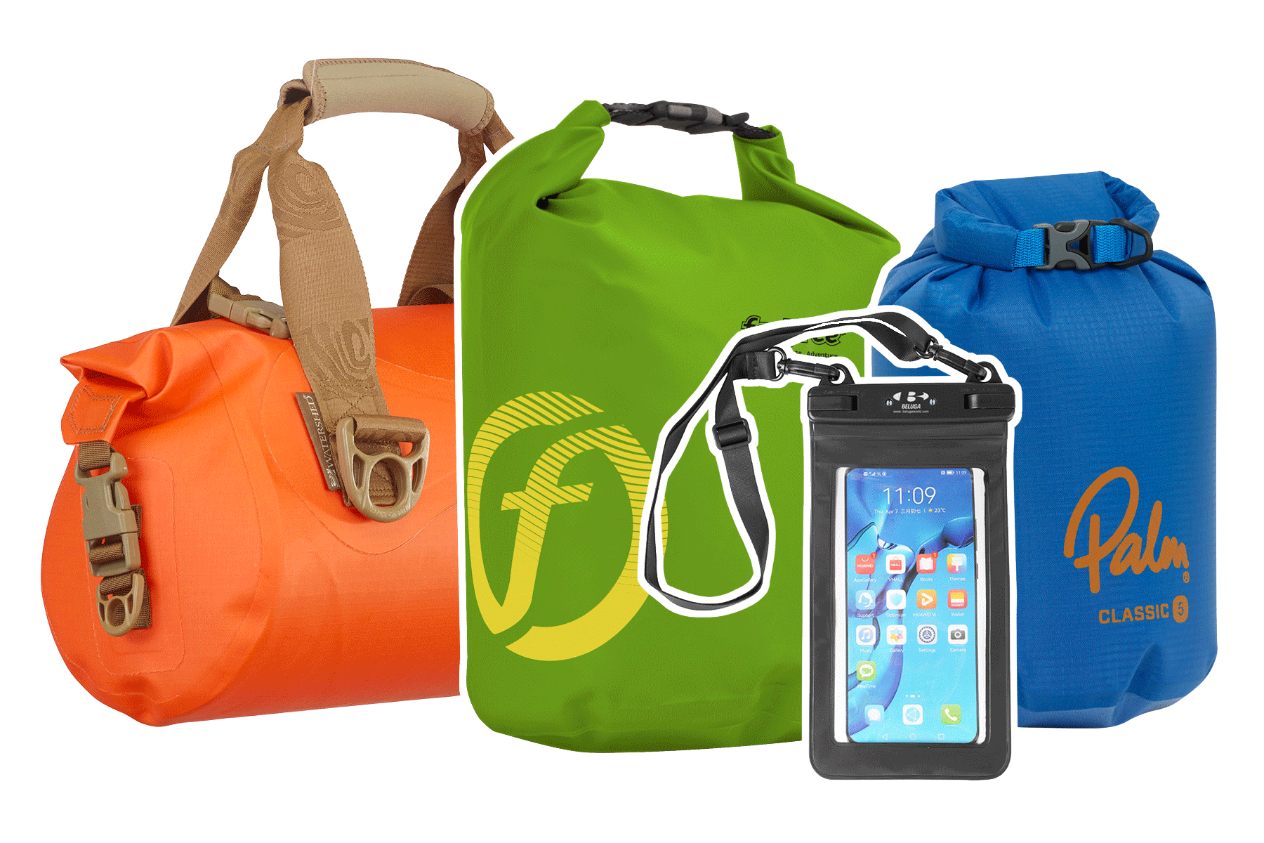 Dry bags for sea kayaking