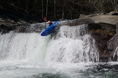 Southampton Canoes Jono paddling Telico River