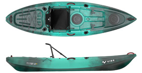 Vibe Yellowfin 100 Sit On Fishing Kayak from Southampton Canoes