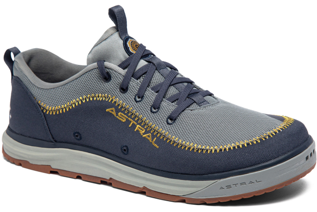 Astral Brewer grippy Water shoe shown in Blue