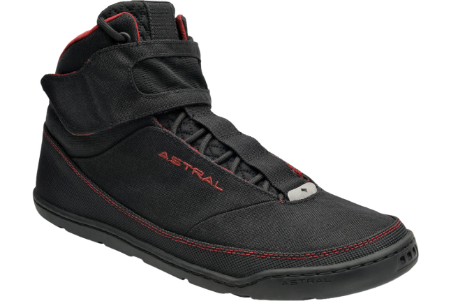 The Astral Hiyak boots are super grippy paddlesports footwear
