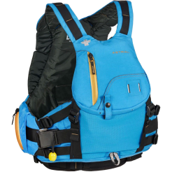 Blue whitewater buoyancy aid from Astral Designs