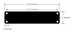 Bixpy Bolt-On Motor Adaptor Base Dimensions