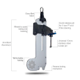 Versa Rudder Adaptor Features