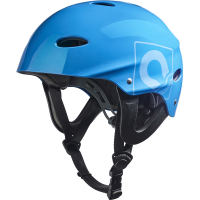 entry level blue watersports helmet