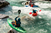 The Dagger Aon helps paddlers develop confidence on the river
