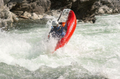 The Dagger Indra can skip over tricky white water features