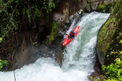 The Dagger Indra kayak is great for paddling advanced white water