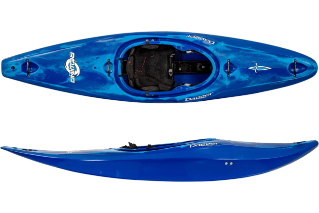 The Dagger Rewind Creek Spec in the Blue Smoke colour