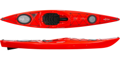 dagger stratos 12.5 e kayak in red