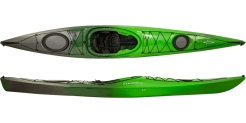 Dagger Stratos 14.5 touring kayak in Green Smoke colour