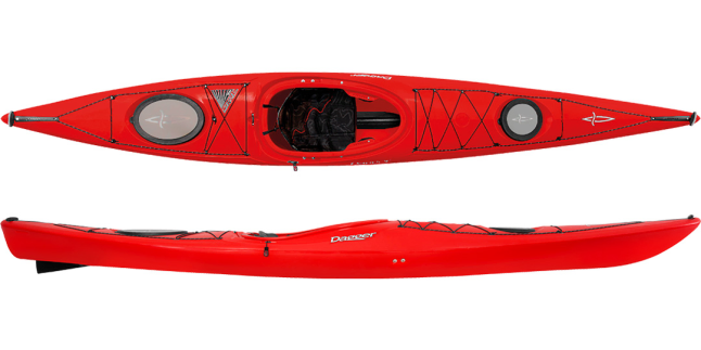The Stratos 14.5 from Dagger Kayaks in Red