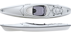 Large Opening, Stable hull on the white Delta Kayaks 10AR
