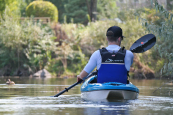 River kayaking in the Delta Kayaks 12AR