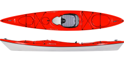 Delta 12S Kayak in the Cherry Red colour