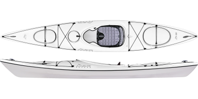 short stable tourer thermoformed in white plastic