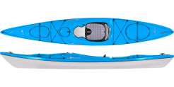 lightweight short tourer in blue plastic, very stable