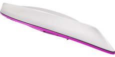 Underside of the purple (magenta) Delta Kayaks 12.10 kayak