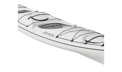 Delta Traverse 17.5T With Rudder Tandem Touring Sea Kayak Arctic White  