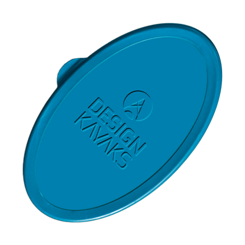 A replacement oval hatch cover for Design Kayaks