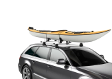 Kayak loaded on to the Thule DockGlide 896