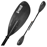 Crnaked black caron kayak paddle